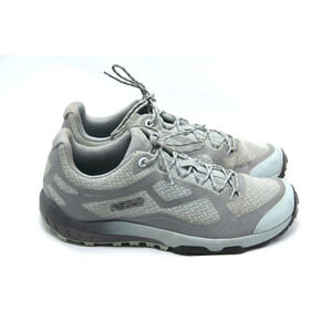 Asolo Ascent Shoes Womens Sz 7.5 Blue Gray Vibram Climbing Sneakers Trail Hiking